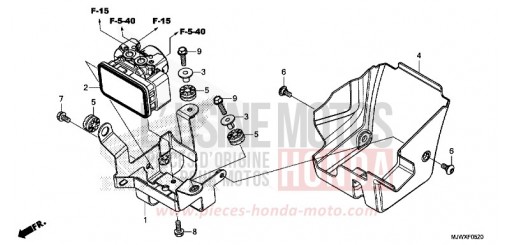 ABS MODULATOR CB500XAJ de 2018